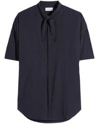 Lemaire - Short Sleeve Shirt With Foulard - Lyst