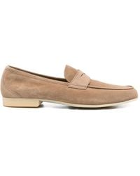 Fratelli Rossetti - Suede Penny Loafers - Lyst