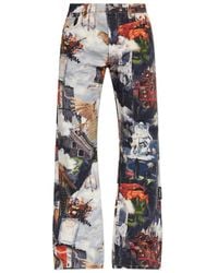 Off-White c/o Virgil Abloh - Printed Jeans - Lyst