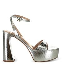 Gianvito Rossi - Nancy Platform Buckle Sandals - Lyst