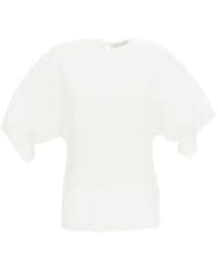 Stella McCartney - Haut Asymétrique À Manches Chauve-Souris - Lyst