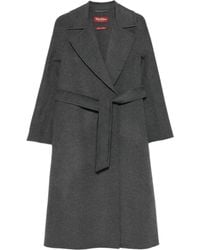 Max Mara - Jas Met Ceintuur En Gekerfde Revers - Lyst