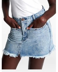 One Teaspoon - Minijupe Salty Dog À Bords Francs - Lyst