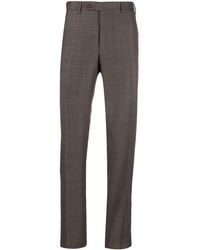 Canali - Mid-rise Straight-leg Trousers - Lyst