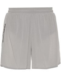 Y-3 - Checked Running Shorts - Lyst