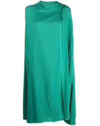 Stella McCartney - Asymmetric Knee-Length Cape - Lyst