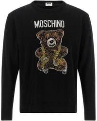 Moschino - Teddy Bear Inlay Sweater - Lyst