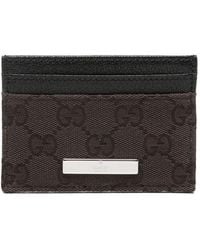 Gucci - Gg Supreme Card Holder - Lyst