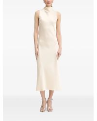 Patrizia Pepe - High-Neck Sleeveless Dress - Lyst