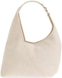 Samsøe & Samsøe - Sakaia Panelled Leather-Trim Shoulder Bag - Lyst