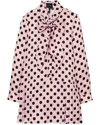 Marc Jacobs - Robe Plissée À Pois - Lyst