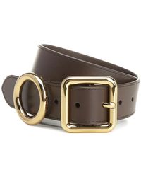 Jacquemus - Calfskin Belt With Polished-Tone Accents - Lyst