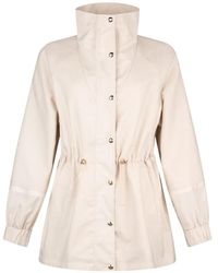 Liu Jo - Drawstring-Waist Pocket Jacket - Lyst