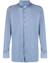 Fedeli - Long-Sleeve Cotton Shirt - Lyst