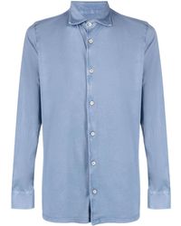 Fedeli - Long-Sleeve Cotton Shirt - Lyst