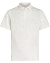 Etro - Paisley-print Jersey Polo Shirt - Lyst