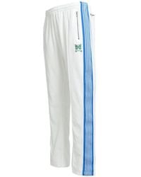 BREATH - X Needles Side-Stripe Velour Track Pants - Lyst