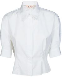 Marni - Cropped Blouse - Lyst
