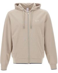Sun 68 - Hoodie Met Rits - Lyst