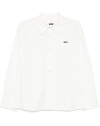 Izzue - Camicia Con Ricamo - Lyst