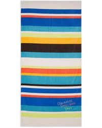 DSquared² - Summer Lovers Sunset Striped-Embroidered Towel - Lyst