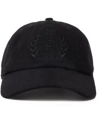 Sporty & Rich - Ny Crest Wool Embroidered Cap - Lyst