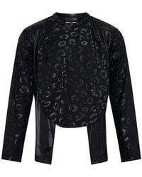 Comme des Garçons - Leopard-Print Layered T-Shirt - Lyst