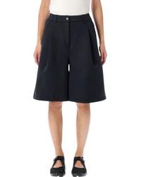 Nike - Pleated Wide-Leg Shorts - Lyst