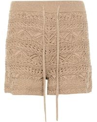 IRO - Crochet-knit Shorts - Lyst