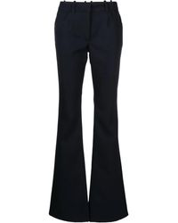 Off-White c/o Virgil Abloh - Pantalon En Laine Vierge À Coupe Évasée - Lyst