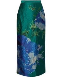 Erdem - Falda de tubo con motivo floral - Lyst