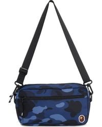 A Bathing Ape - Camo-Print Messenger Bag - Lyst