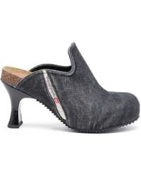 DIESEL - Woodstock Heeled Mules - Lyst