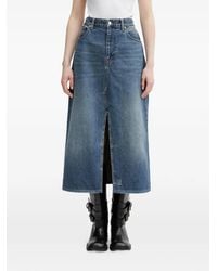Carhartt - Brandon Front-Split Midi Skirt - Lyst