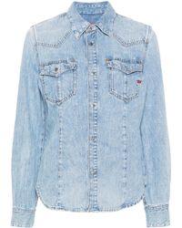 DIESEL - Camicia Denim De-Waves - Lyst
