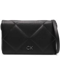 Calvin Klein - Logo-Plaque Crossbody Bag - Lyst