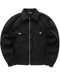 COMME DES GARÇON BLACK - Zip-Fastening Shirt Jacket - Lyst