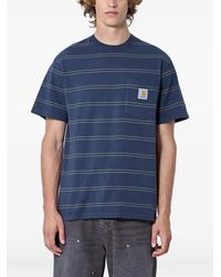 Carhartt - S/S Bert Striped Pocket T-Shirt - Lyst