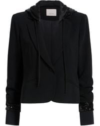 Cinq À Sept - Le Petit Khloe Sequin Hooded Jacket - Lyst