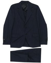 メンズ Lardini ストライプ シルクトップ ブルー | Lyst
