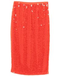 Patrizia Pepe - Sequin-Embellished Midi Skirt - Lyst