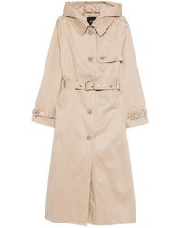 Maje - Trench With Removable Hood - Lyst