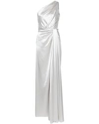 Dolce & Gabbana - Off-Shoulder Silk Gown - Lyst