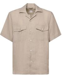 Eleventy - Chest-Pocket Short-Sleeve Shirt - Lyst