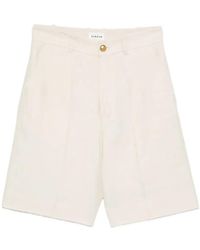 P.A.R.O.S.H. - Pleated Tailored Shorts - Lyst