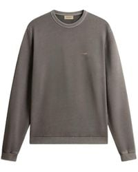 Woolrich - Sweater Met Geribbelde Details En Logo - Lyst