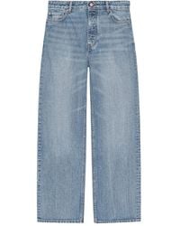 Ganni - Jean À Patch Logo - Lyst