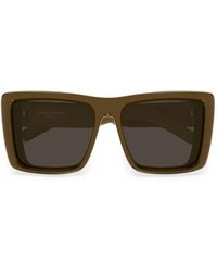Saint Laurent - Howl Square-Frame Sunglasses - Lyst