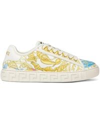 Versace - Underwater Barocco Greca Sneakers - Lyst