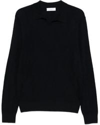 Boglioli - Wollen T-Shirt Met Polokraag - Lyst